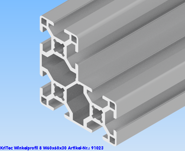 KriTec Winkelprofil 8 W60x60x30