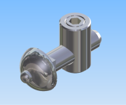 KriTec Zentralverbinder 8 SV ohne Nasen für geschlossene Profile