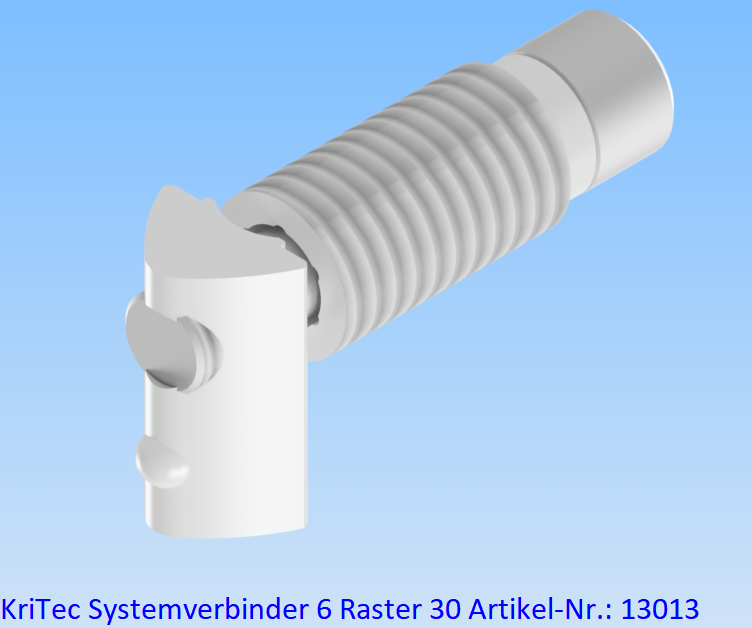 KriTec Systemverbinder 6 Raster 30