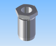 KriTec Bodenhülse M32x1,5-60mm lang verzinkt