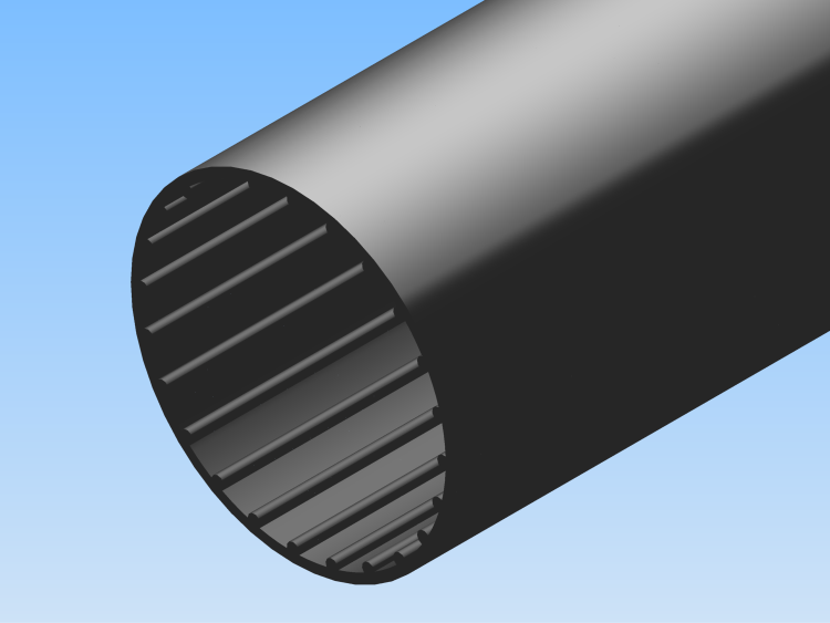 KriTec Rohr D50 Kunststoff für Transportrolle TR50 Lagersatz