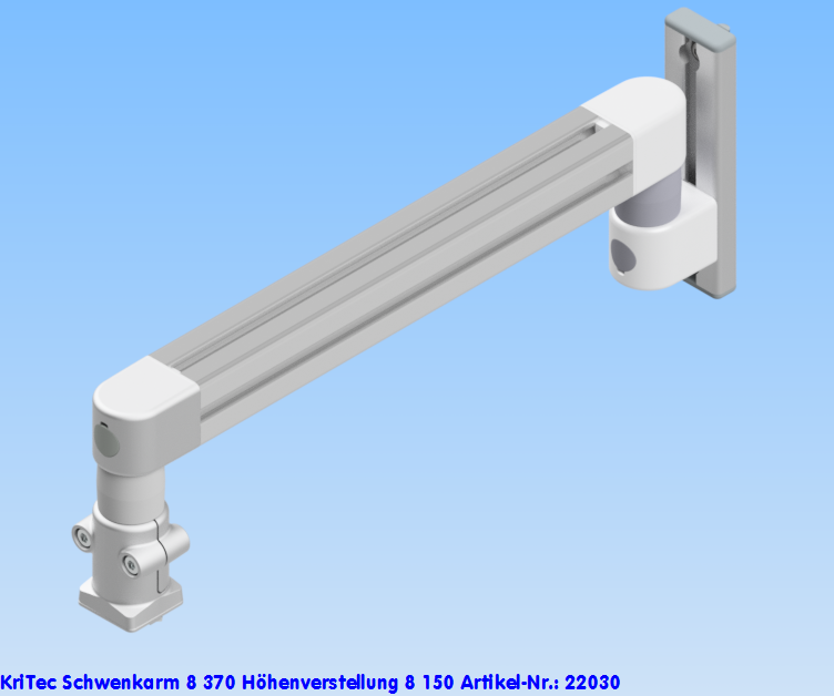 KriTec Schwenkarm 8 370 Höhenverstellung 8 150