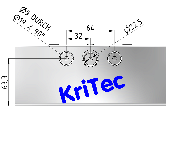 KriTec C-Schiene, Lagersatz 8 D14 1R
