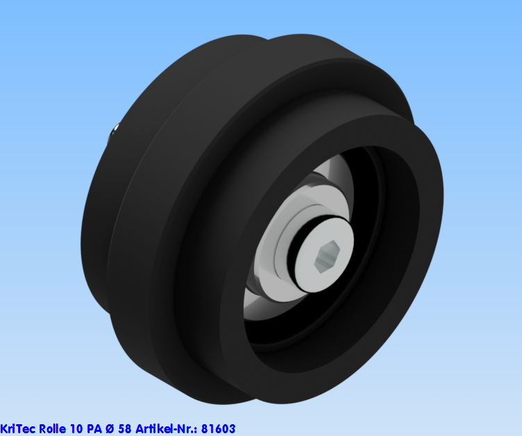 KriTec Rolle 10 PA Ø58