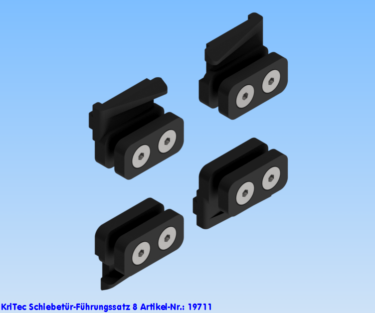 KriTec Schiebetür-Führungssatz 8