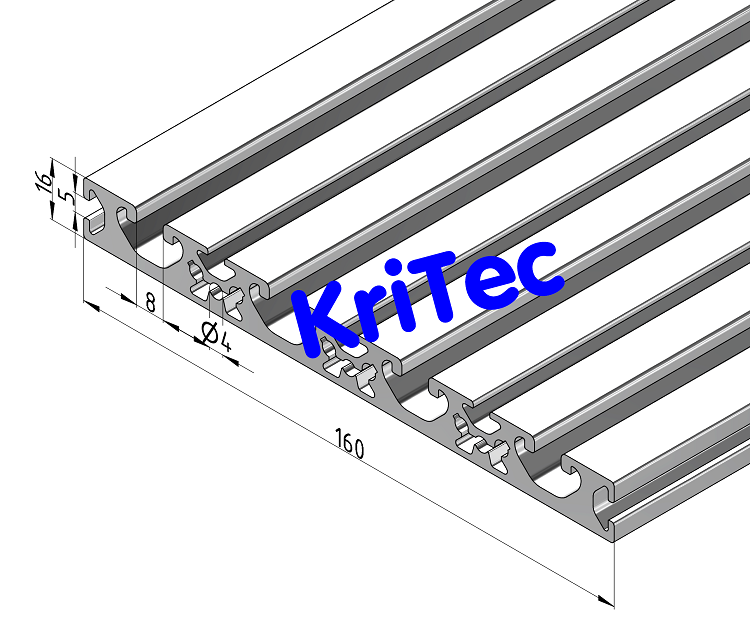 KriTec Profil 8 160x16