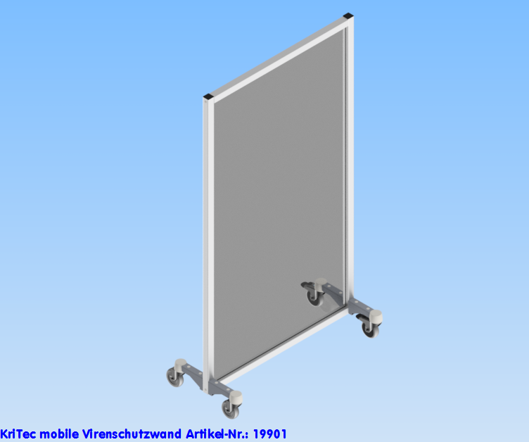 KriTec mobile Virenschutzwand