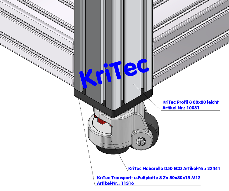 KriTec Heberolle D50 ECO