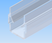 KriTec Abdeck- und Einfassprofil 12 Raster 60, natur