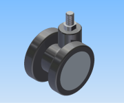 KriTec Lenkrolle D65 - auch antistatisch