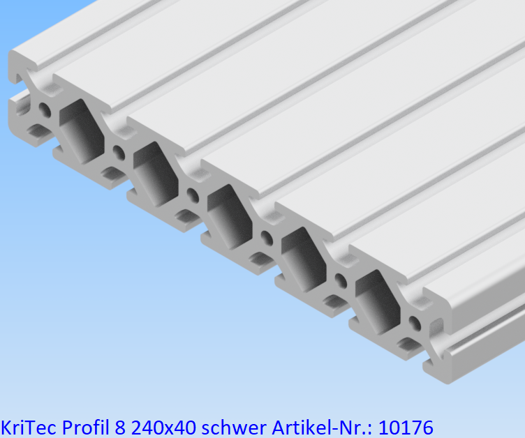 KriTec Profil 8 240x40 schwer