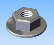 KriTec Flanschmuttern verzinkt DIN 6923