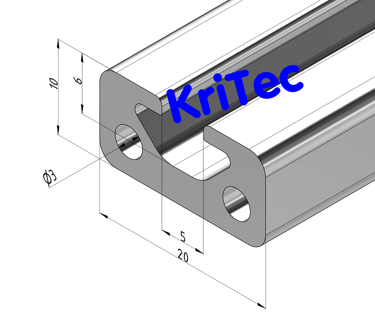 KriTec Profil 5 20x10