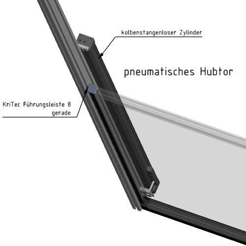 KriTec Führungsleiste 8 gerade