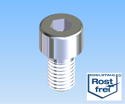 KriTec Zylinderschrauben ISO 4762 (DIN 912) VA rostfrei