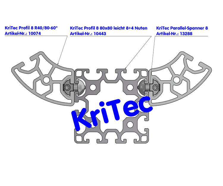 KriTec Parallel-Spanner 8 Raster 40