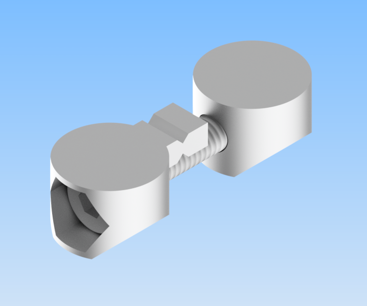 KriTec Universal-Stoßverbindungssatz 5Material: St / VA rostfrei