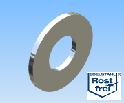 KriTec Unterlegscheiben DIN 125 VA rostfrei