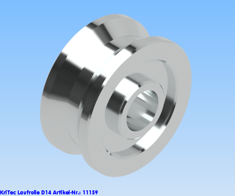 KriTec Laufrolle D14