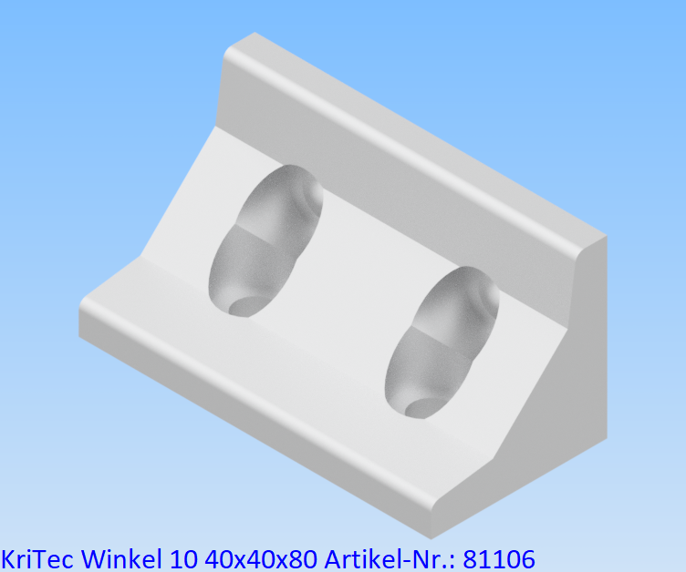 KriTec Winkel 10 40x40x80