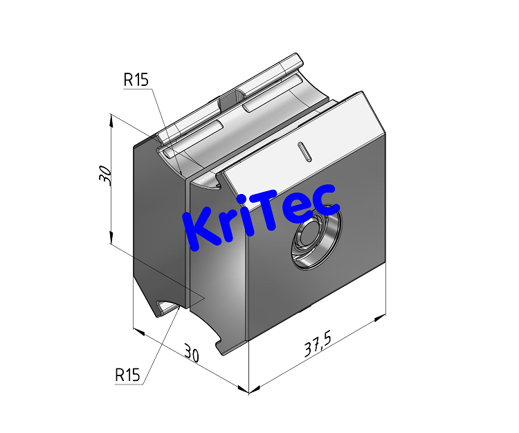 KriTec Parallelverbinder D30-60