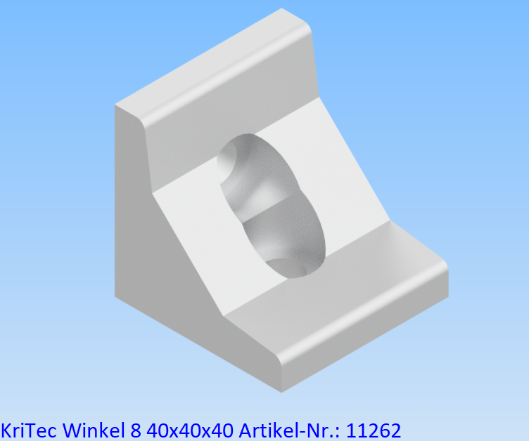 KriTec Winkel 8 40x40x40