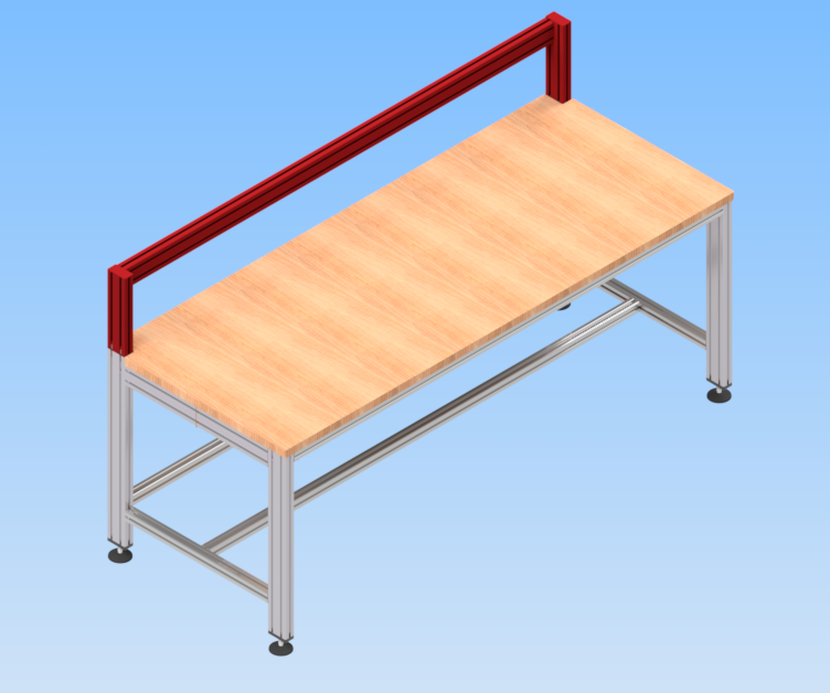 KriTec feste Ablageebene B= 2000x80x300mm
