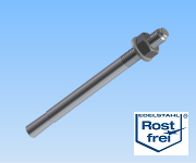 KriTec Bodenbefestigungssatz M10x130, VA rostfrei