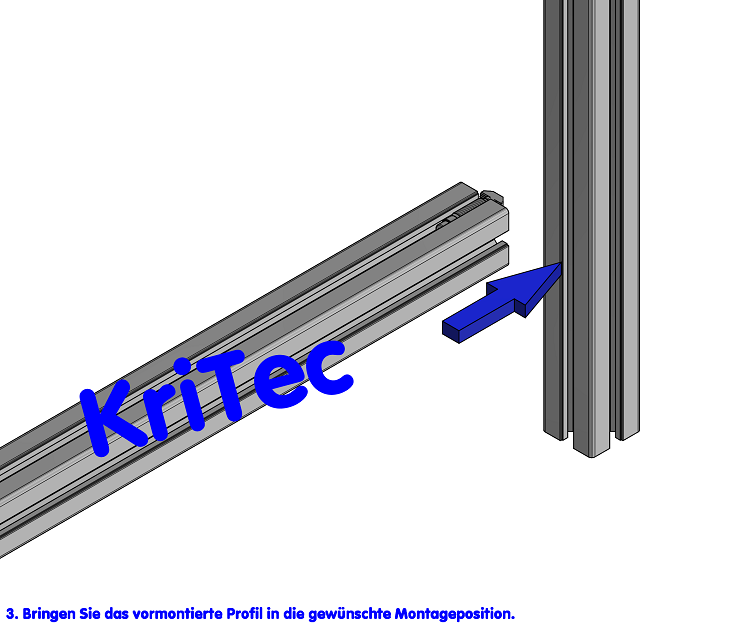 KriTec Automatik-Verbinder 10 Raster 40, 45, 50 außer für 10 45x45 leicht und 10 90x45 leicht
