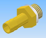 KriTec Schlauchtülle für Schlauchinnendurchmesser 9mm mit Außengewinde 1/4zoll