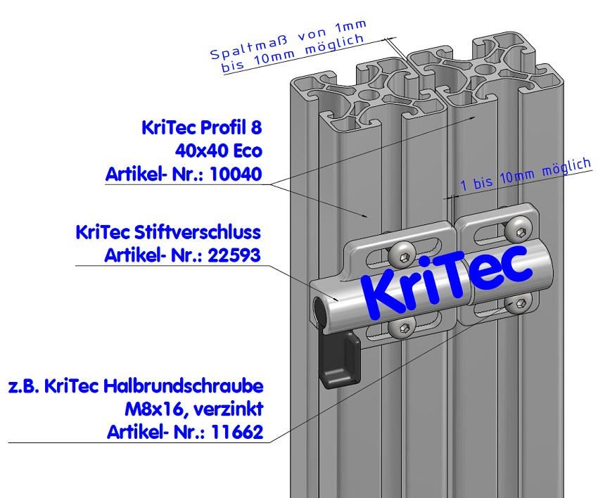 KriTec Stiftverschluss