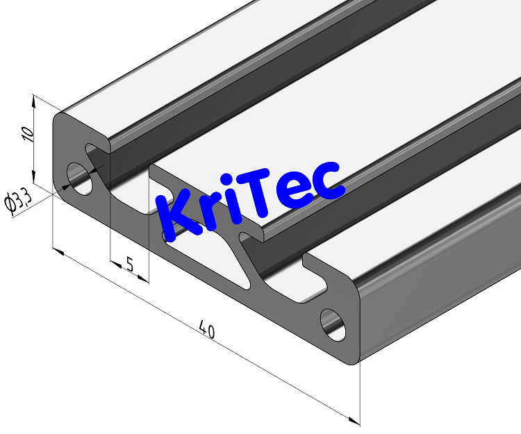 KriTec Profil 5 40x10