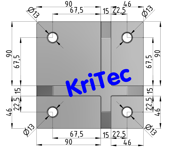 KriTec Fußkonsole 10 150x150 schwer