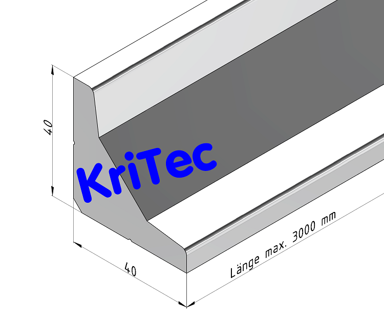 KriTec Strangpreßwinkelprofil 40x40