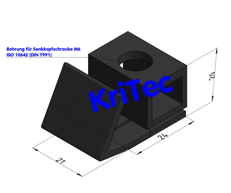 KriTec Klemm-Multiblock anschraubbar