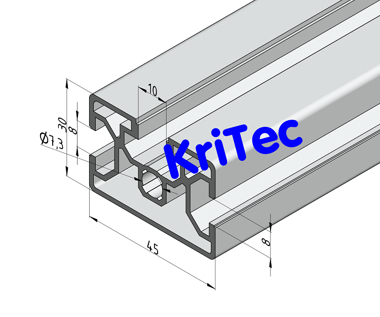 KriTec Profil 8/ 10 45x30 1N