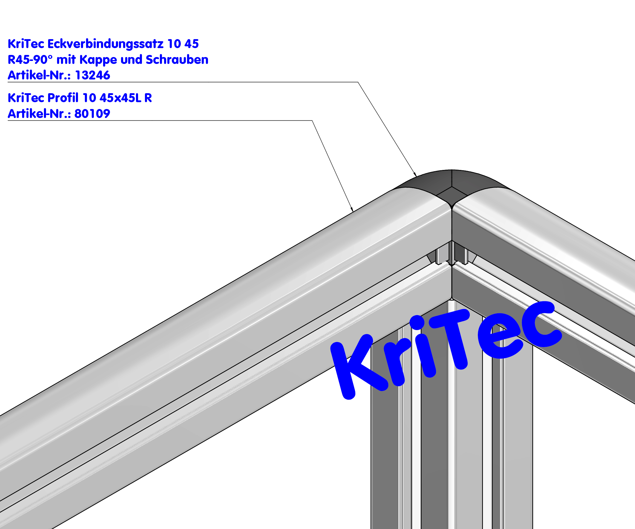 KriTec Profil 10 45x45L R