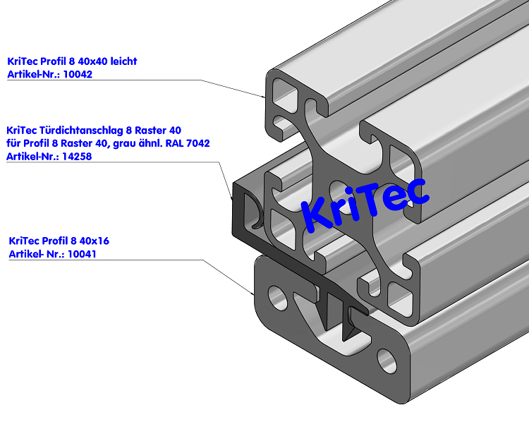 KriTec Profil 8 40x16