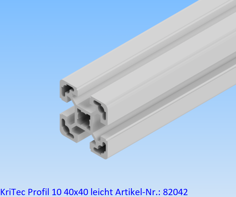KriTec Profil 10 40x40 leicht