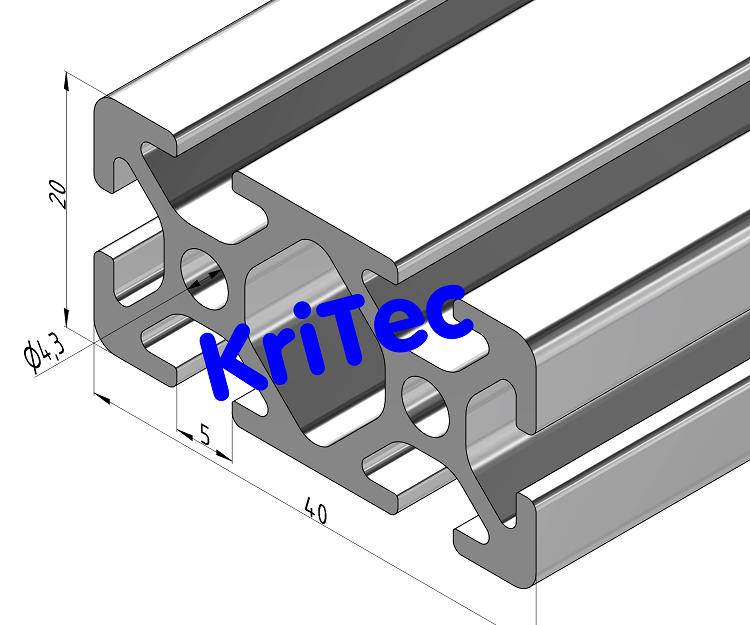 KriTec Profil 5 40x20