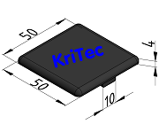 KriTec Abdeckkappen 10 Raster 50