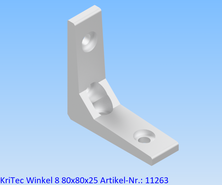 KriTec Winkel 8 80x80x25