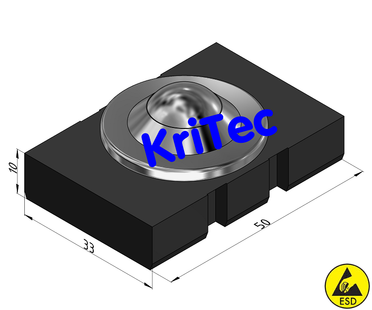 KriTec Kugelrolleneinsatz ESD D30