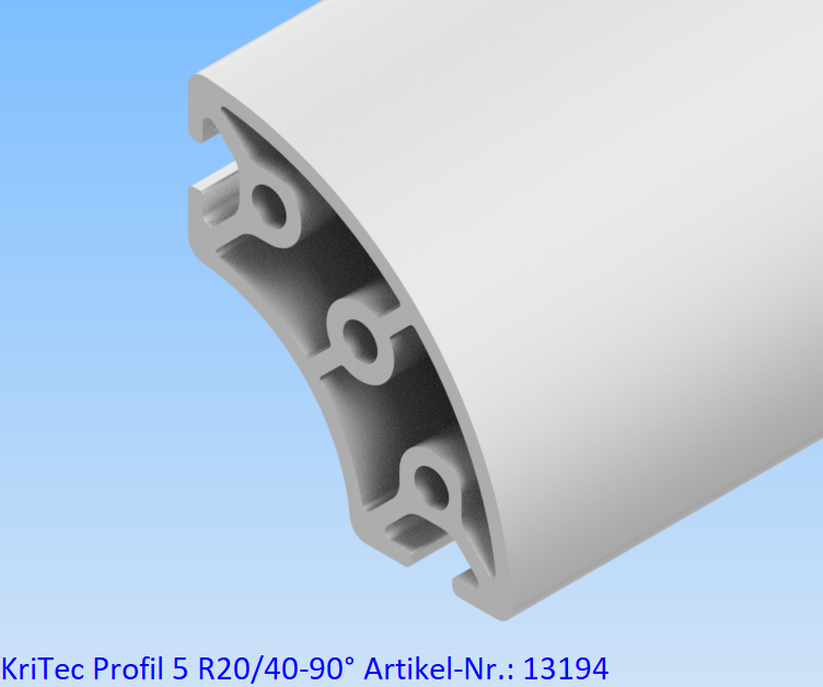 KriTec Profil 5 R20/40-90°