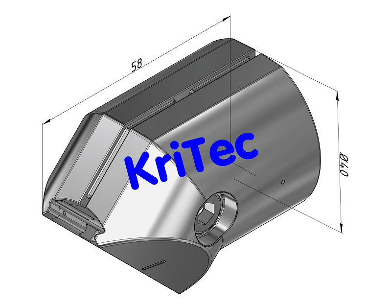 KriTec Verbinder D30-45°