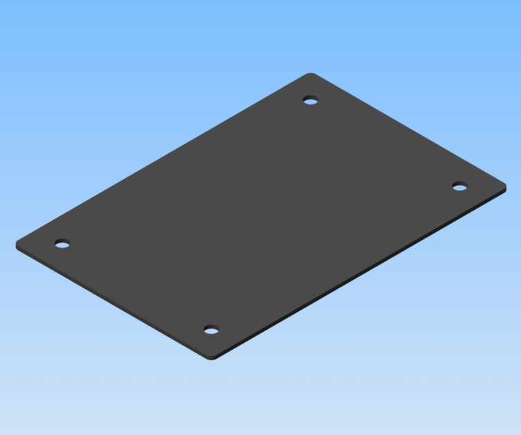 KriTec Abdeckkappen 8 St, schwarz pulverbeschichtet