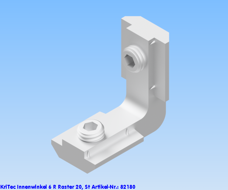 KriTec Innenwinkel 6 R Raster 20, St