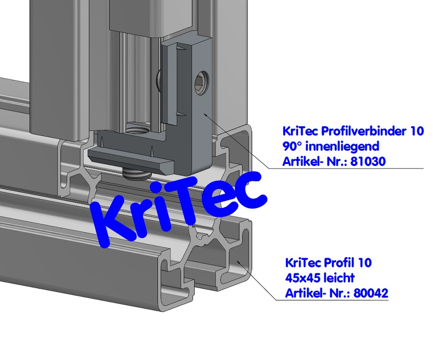 KriTec Profil 10 45x45 leicht