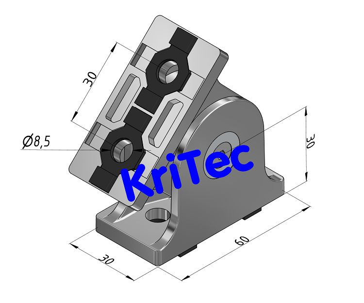 KriTec Gelenk 6 Raster 30, 60x30