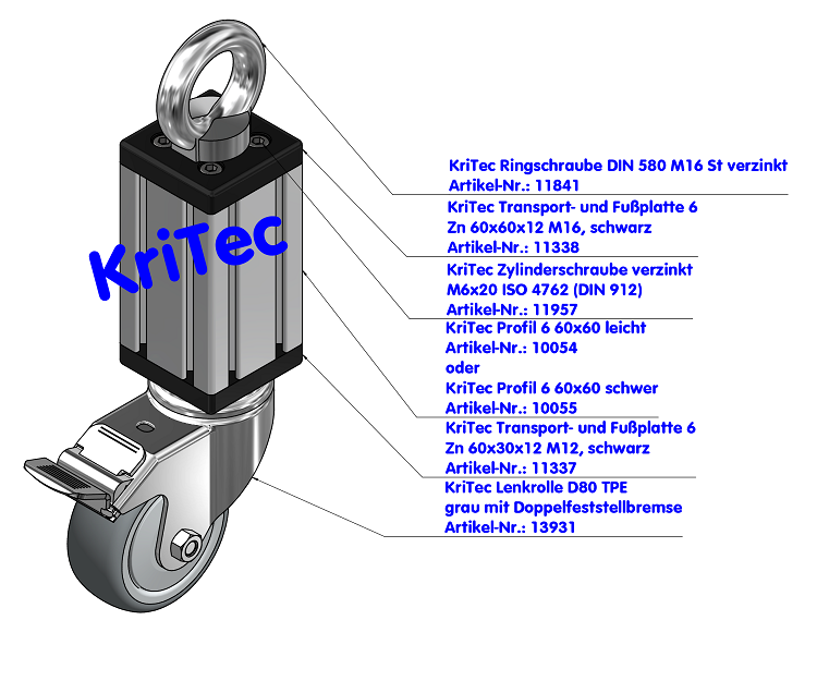 KriTec Ringschrauben DIN 580